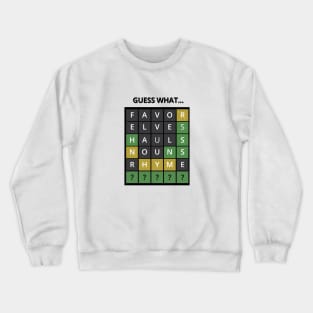 Guess The Word - Wordle Crewneck Sweatshirt